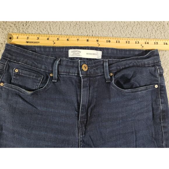 Levi's Jeans Women's 10 Blue Denim Mid Rise Bootcut Cotton Stretch 30x32 - Picture 5 of 15